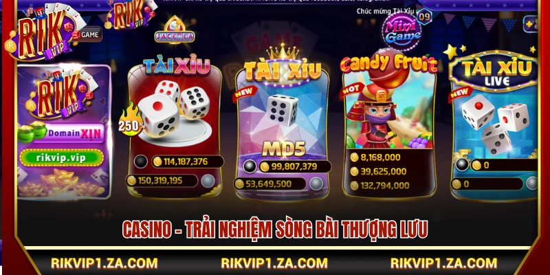 Casino – Tận hưởng không gian bài đẳng cấp